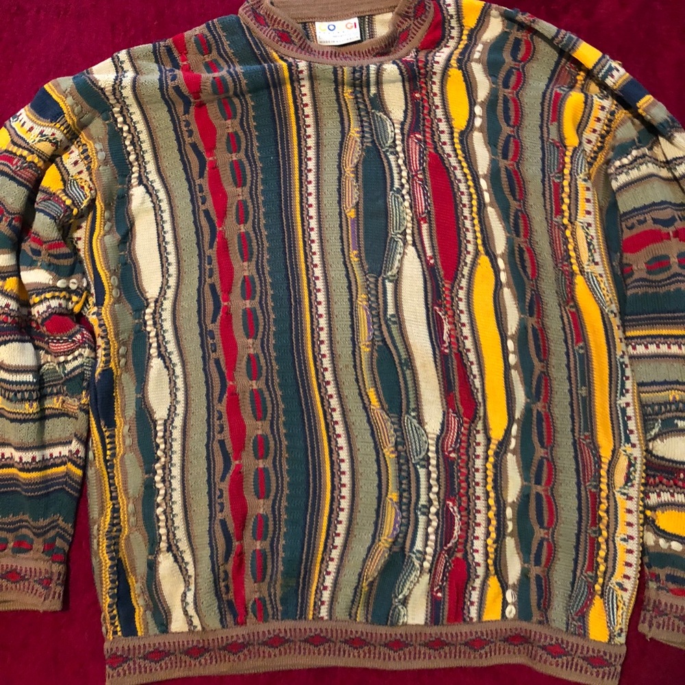 Authentic vintage multicolor coogi sweater - Picture 2 of 5